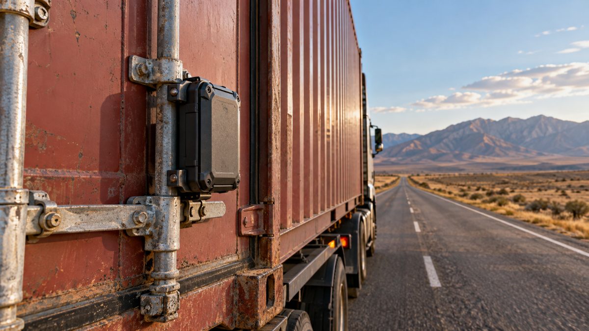 Logistics IoT device in the field