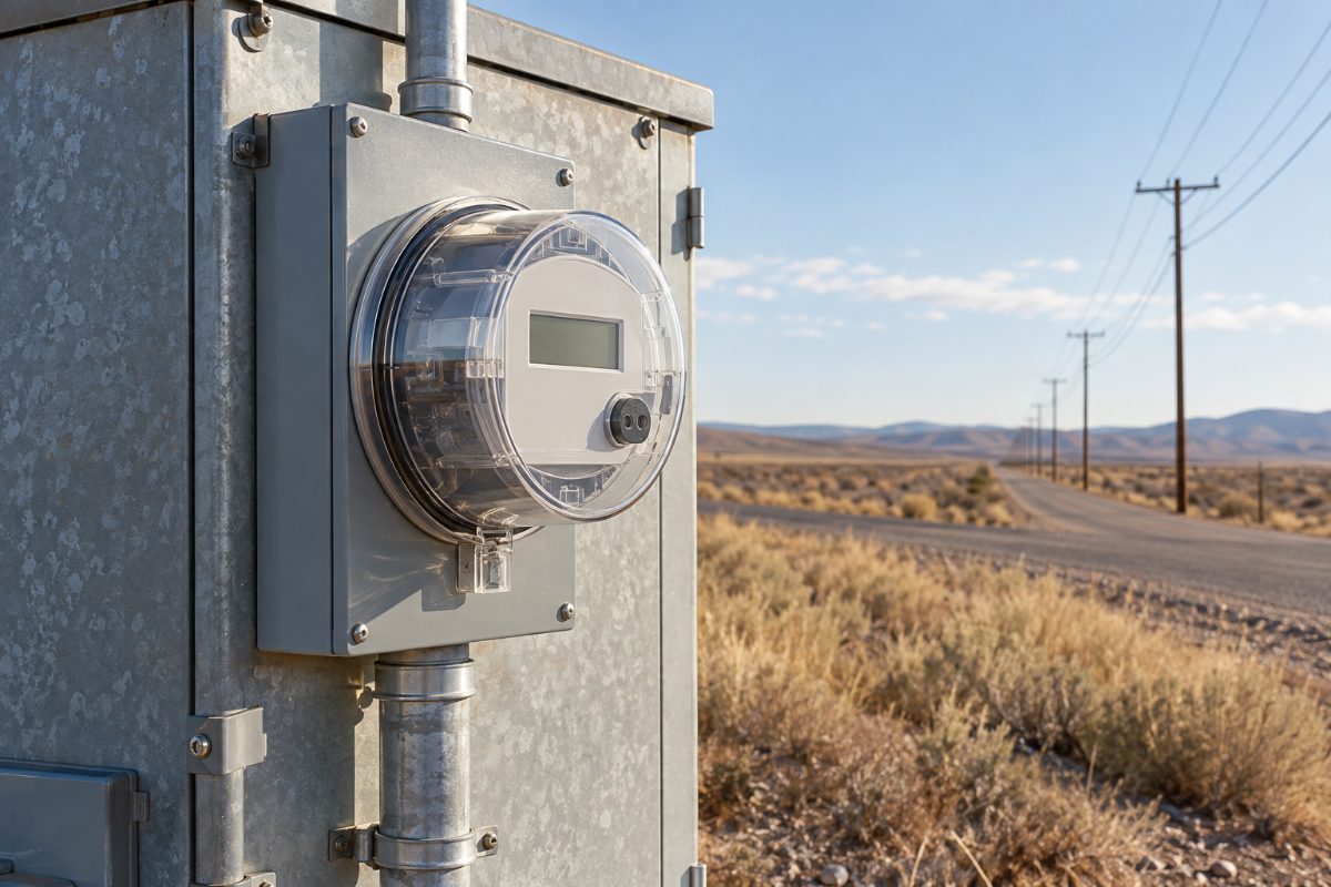 Utilities IoT device in the field