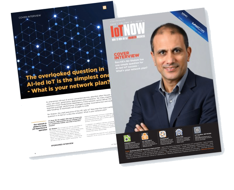What’s your network plan? floLIVE’s Nir Shalom in IoT Now  image